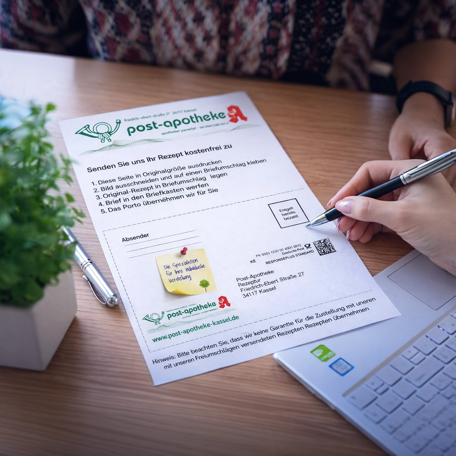 Rezeptur Freiumschl&auml;ge Download Post Apotheke
